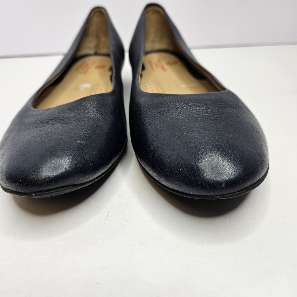 Marc Joseph New York Newkirk Flats Leather Upper Size 8 Navy Blue - Picture 3 of 11
